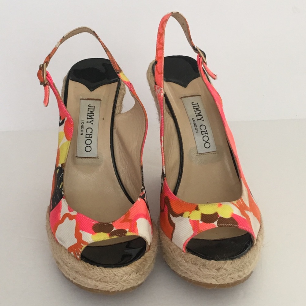JIMMY CHOO AUTHENTIC COLORFUL WEDGES